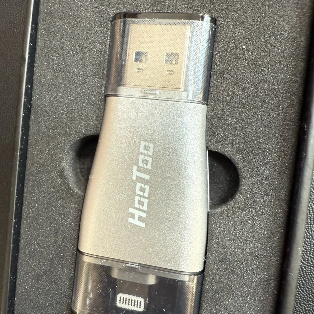 HooToo iPhone Silver USB Adapter for iPhone and iPad
